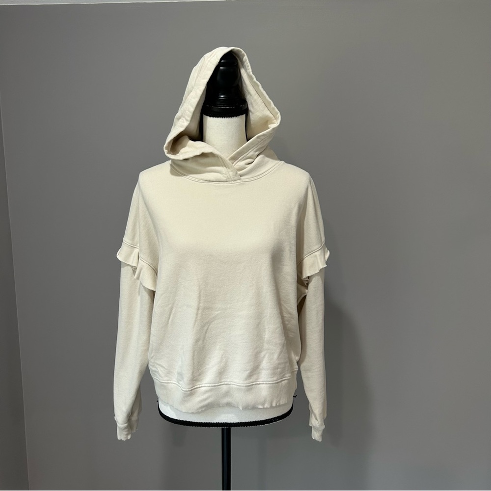 AMERICAN EAGLE | Ruffle Sleeve Hoodie, Size S